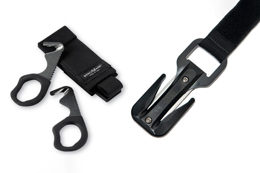 The Cutter Edge - Benchmade line cutter left, with a EEZYCUT line cutter right.